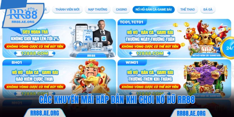 Khuyến mãi hấp dẫn dành cho slots game