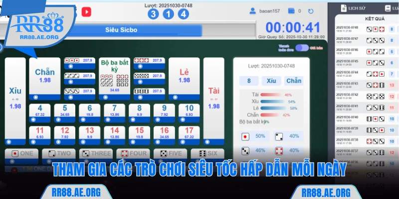 Tham gia các trò chơi siêu tốc hấp dẫn mỗi ngày