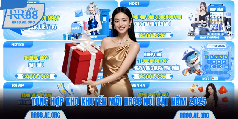 Khuyến Mãi RR88 Hấp Dẫn Với Đa Dạng Sự Kiện Săn Thưởng 5 Tổng hợp kho khuyến mãi RR88 nổi bật năm 2025
